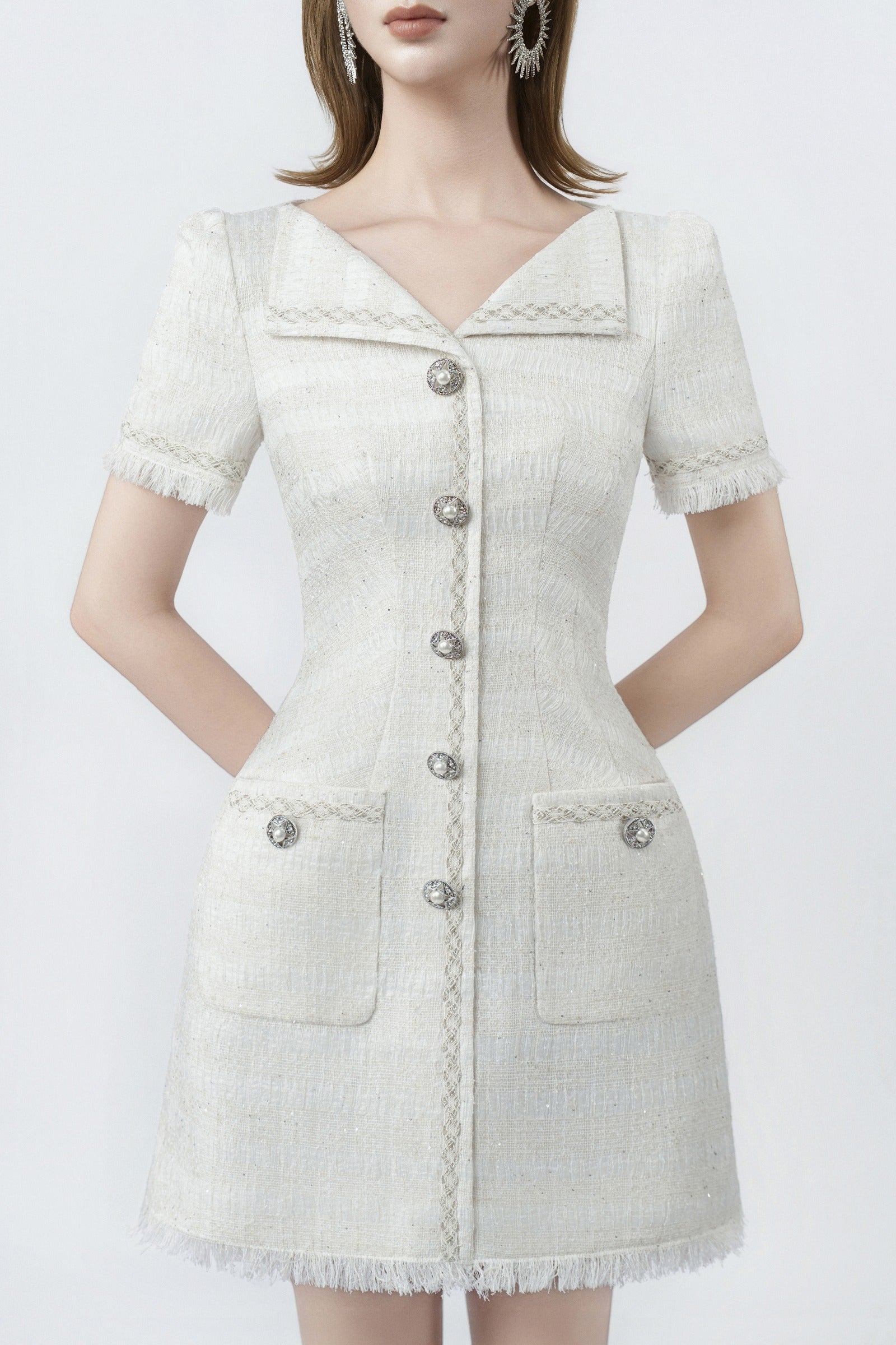 Stella Notch Neck Mini Dress