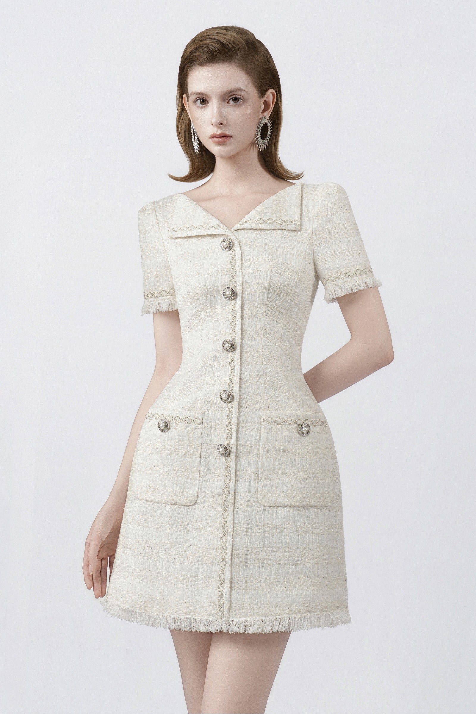 Stella Notch Neck Mini Dress