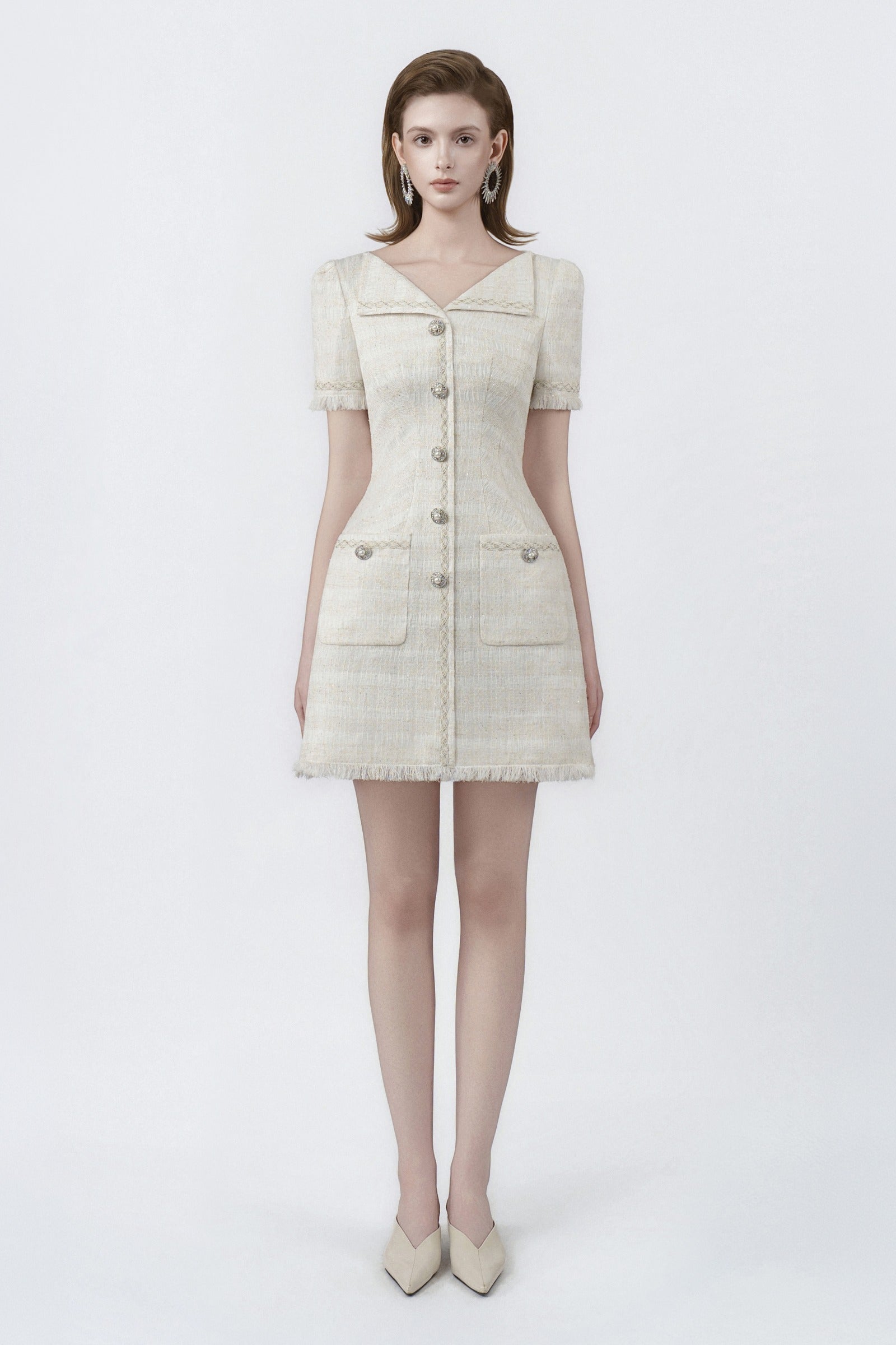 Stella Notch Neck Mini Dress