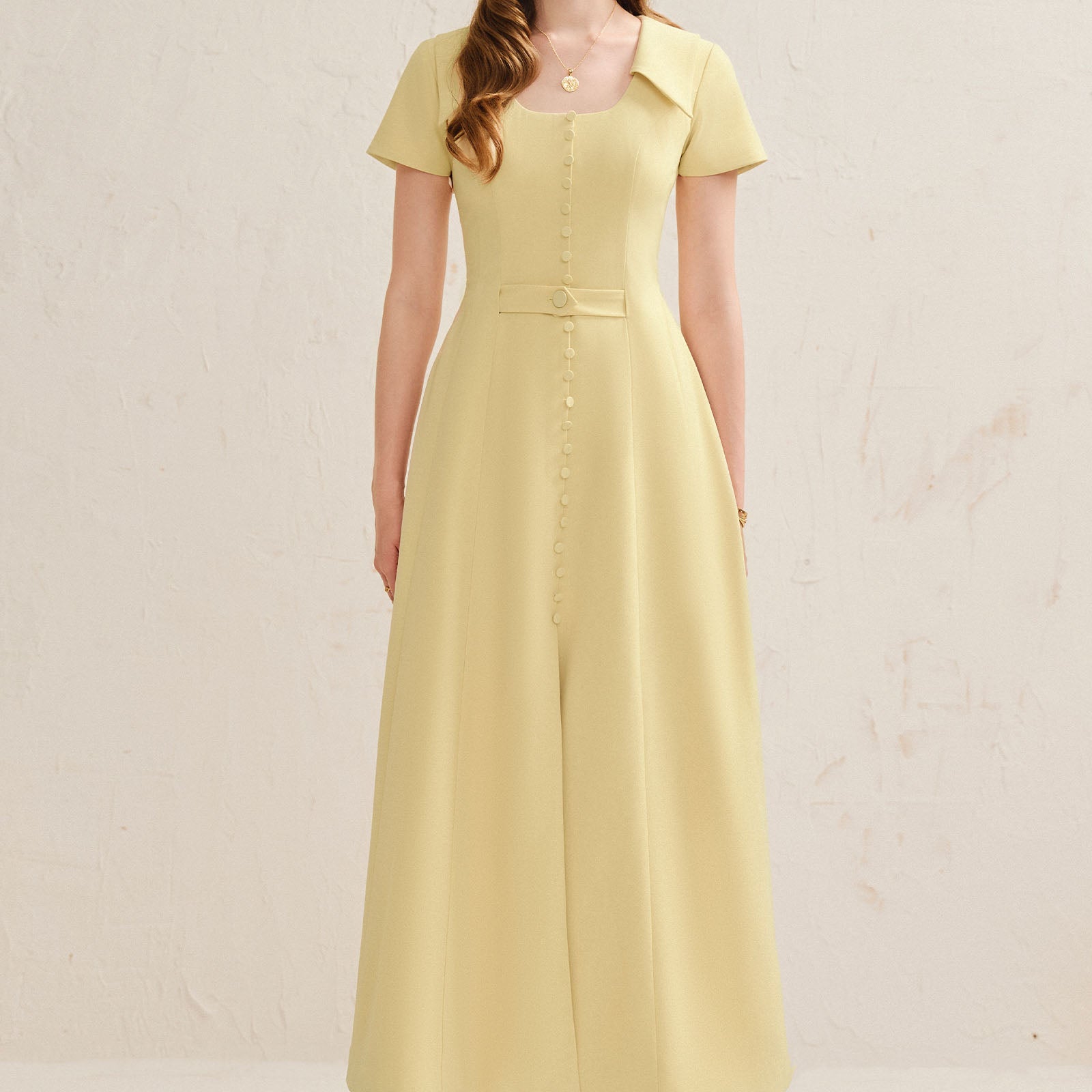 Sulien Button Midi Dress - MEAN BLVD