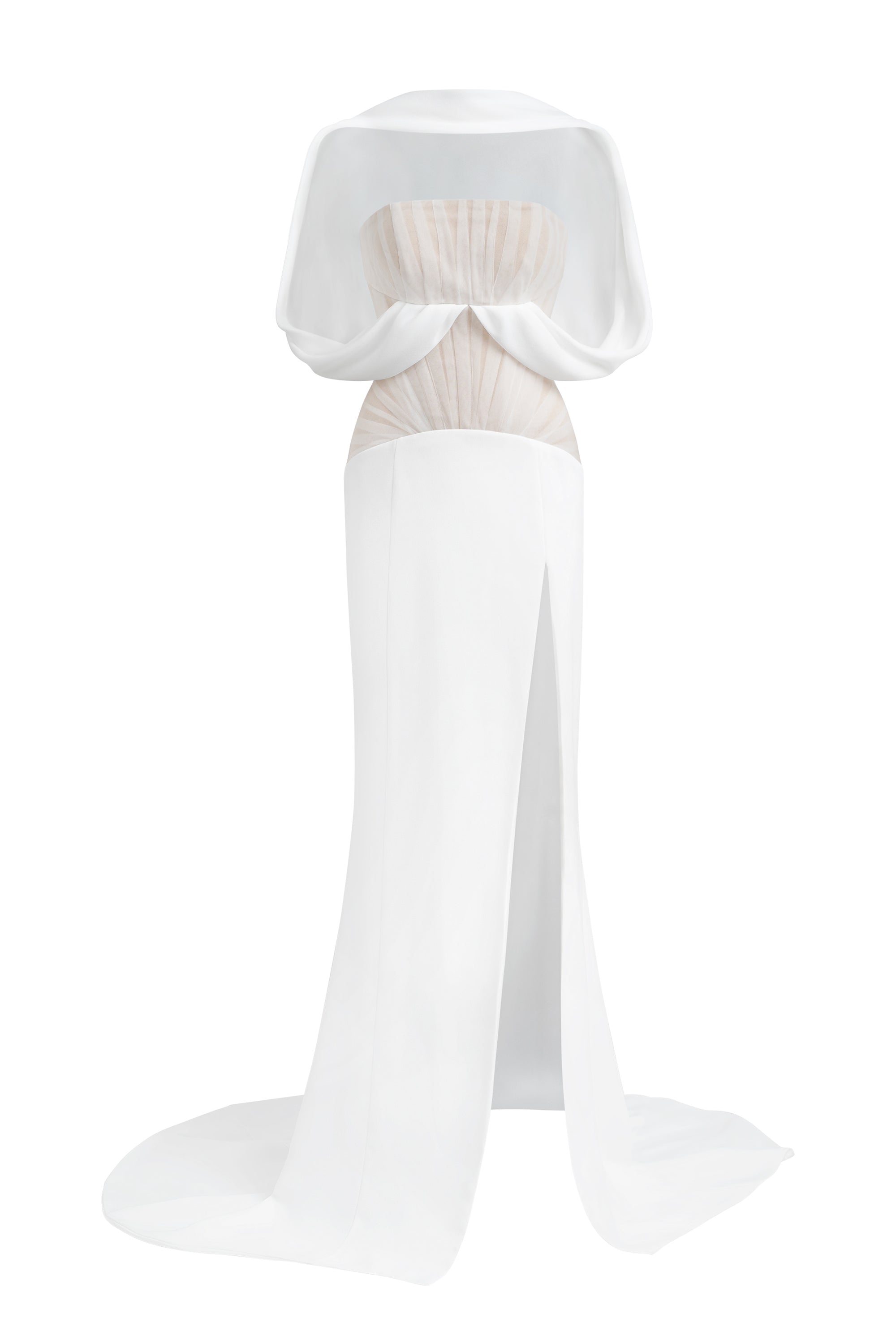 Sunset Scarf Neck Draped Maxi Dress - MEAN BLVD