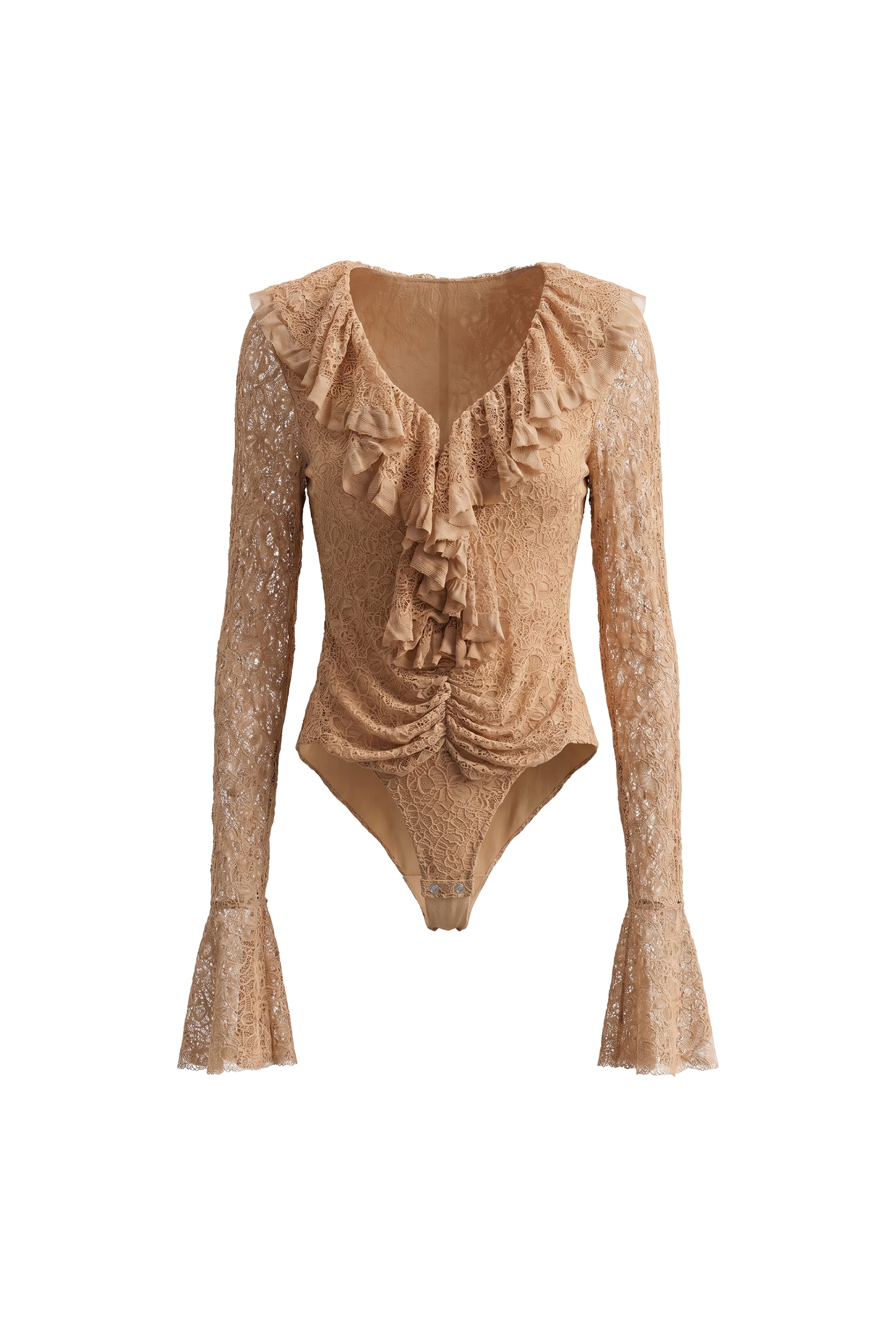 Swan Ruffle Bodysuit - MEAN BLVD