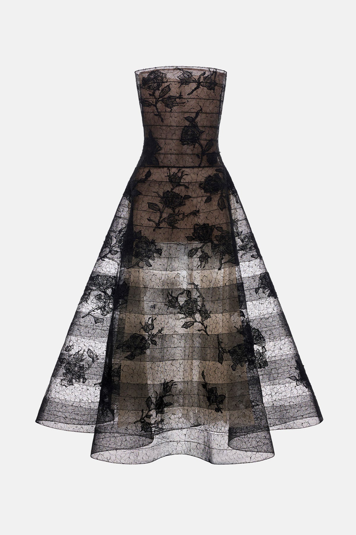 Swan Straight Across Midi Dress - MEAN BLVD