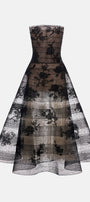 Swan Straight Across Midi Dress - MEAN BLVD