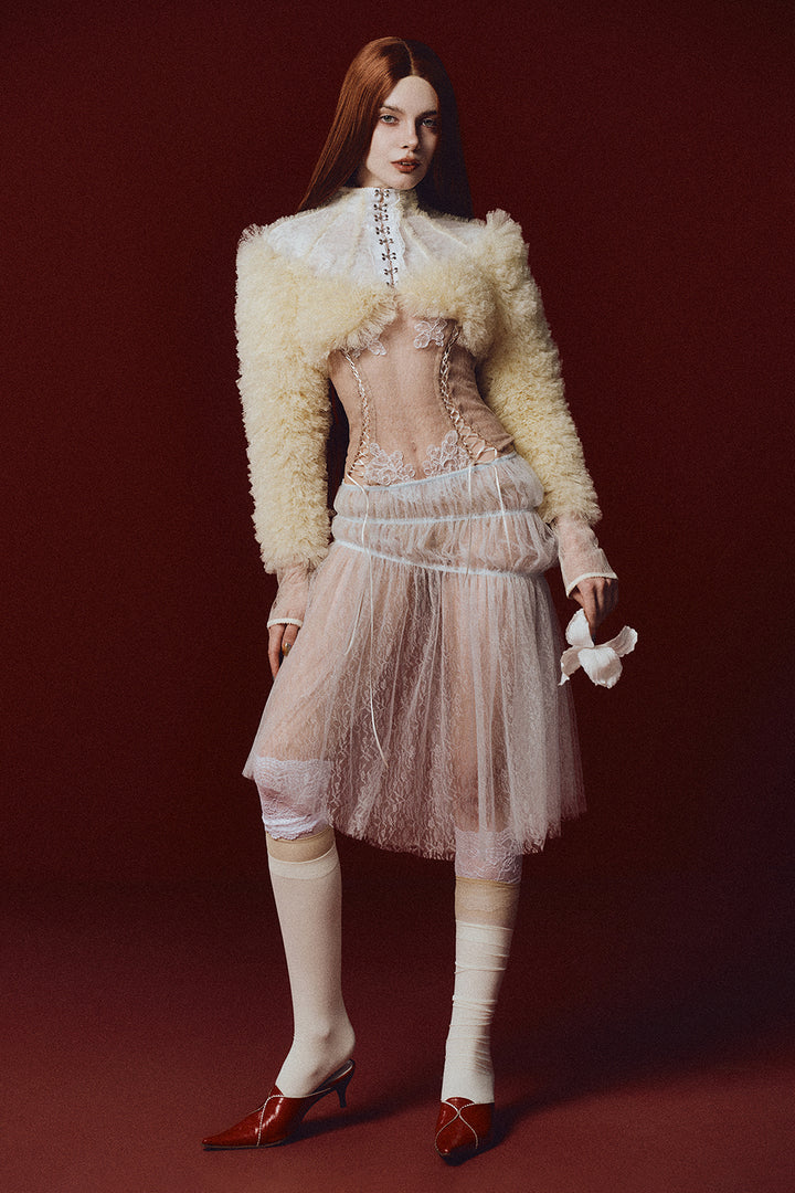 Sylphide A-line Gathering Skirt - MEAN BLVD