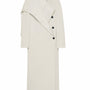 Sylvie V-Neck Cotton Trench Coat