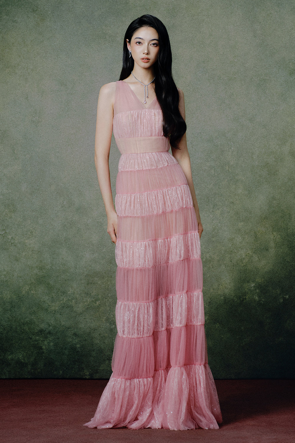 Symphonie V-Neck Maxi Dress - MEAN BLVD