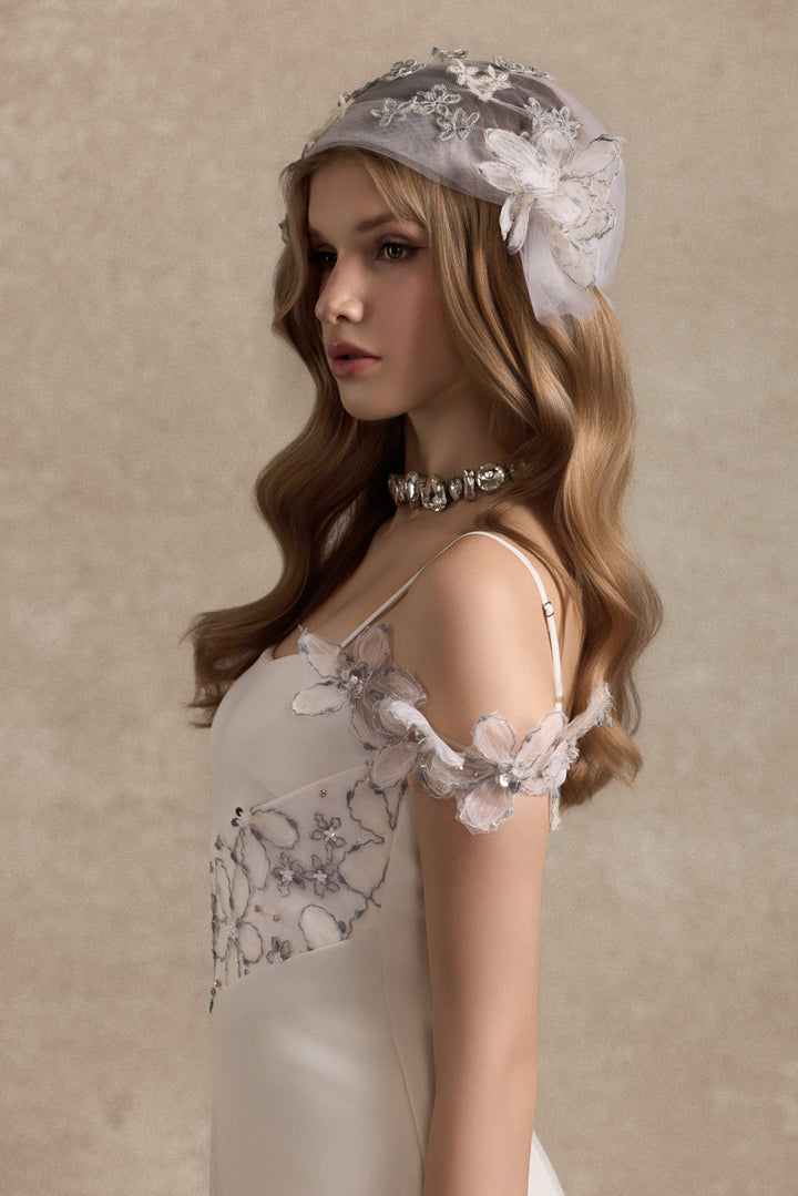 Syrene Square Applique Maxi Dress - MEAN BLVD