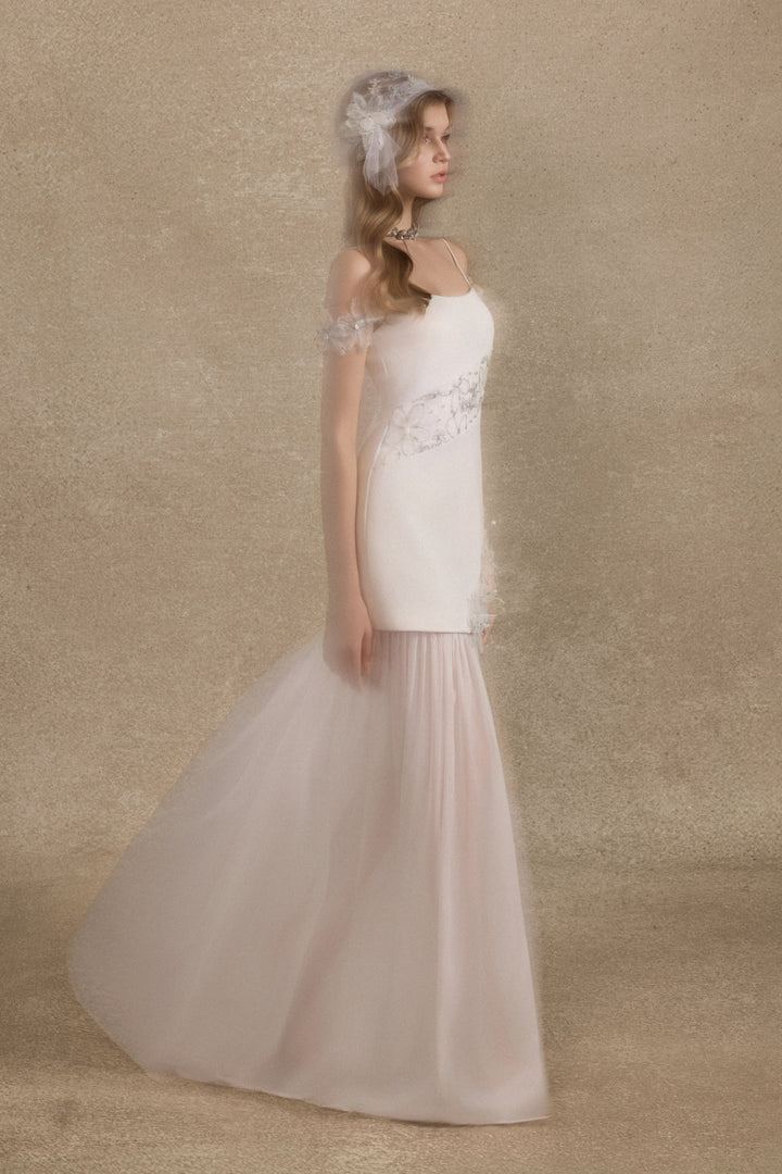 Syrene Square Applique Maxi Dress - MEAN BLVD