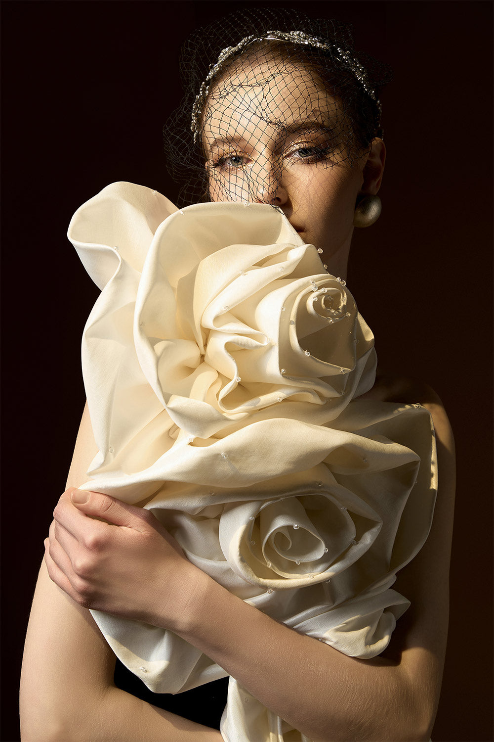 Kensley Sheath One Shoulder Crepe Floor Length Dress