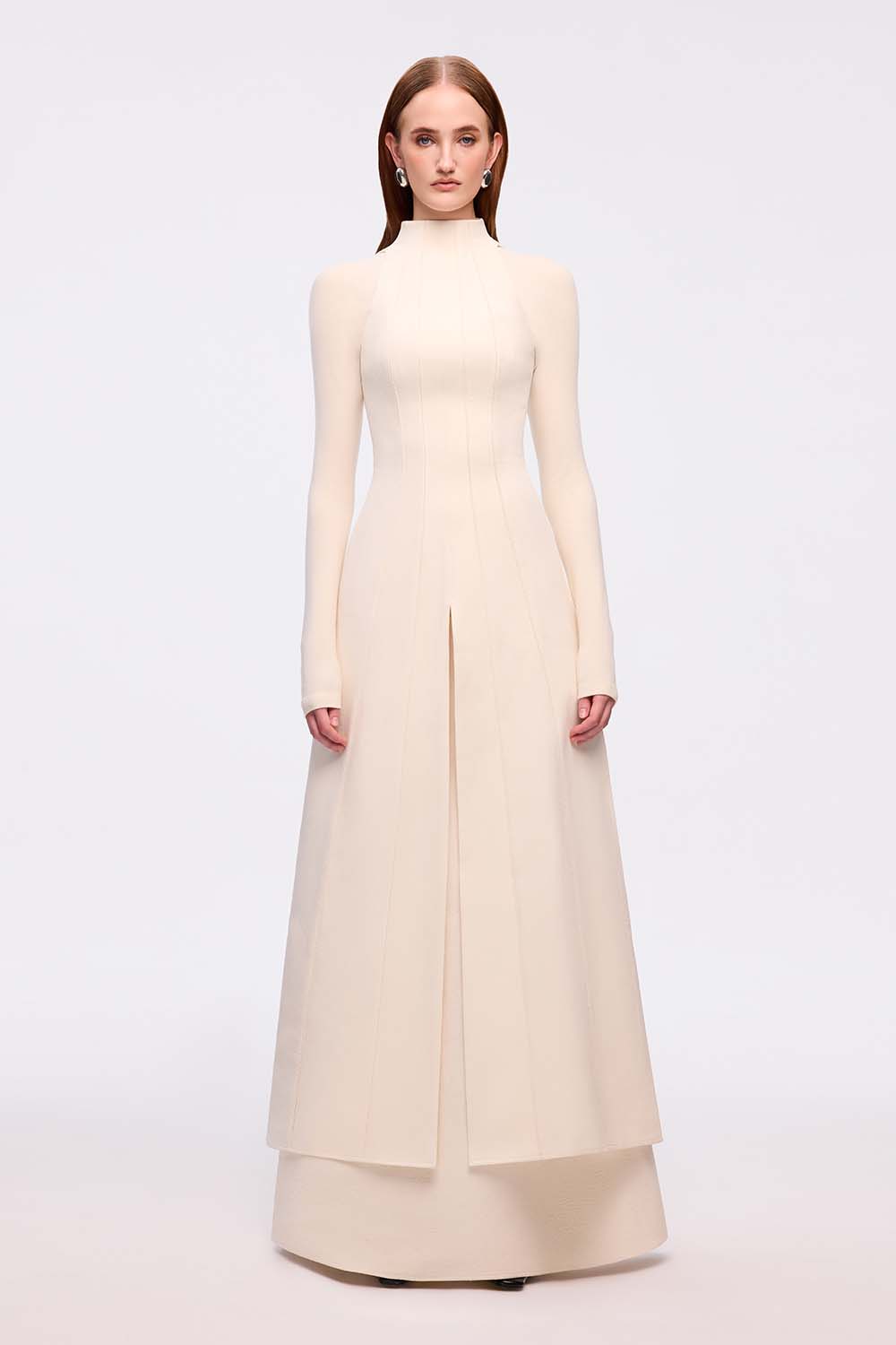 Han Yen Bodycon Long Sleeved Woolen Top