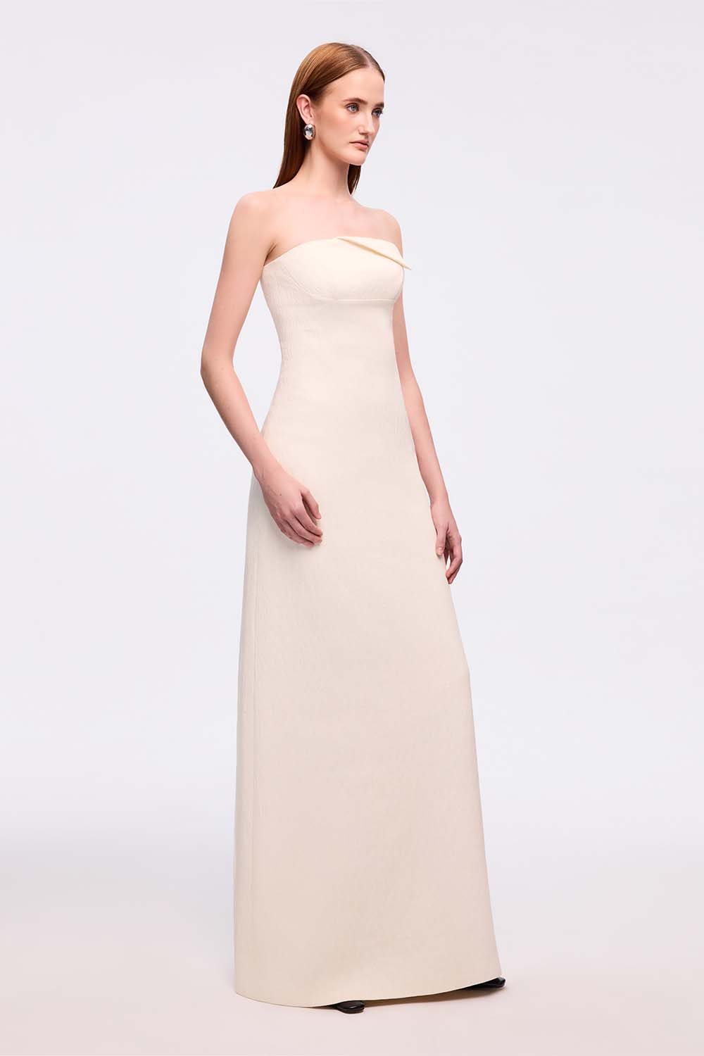 Giai A-line Sleeveless Ribbed Burlap Maxi Dress