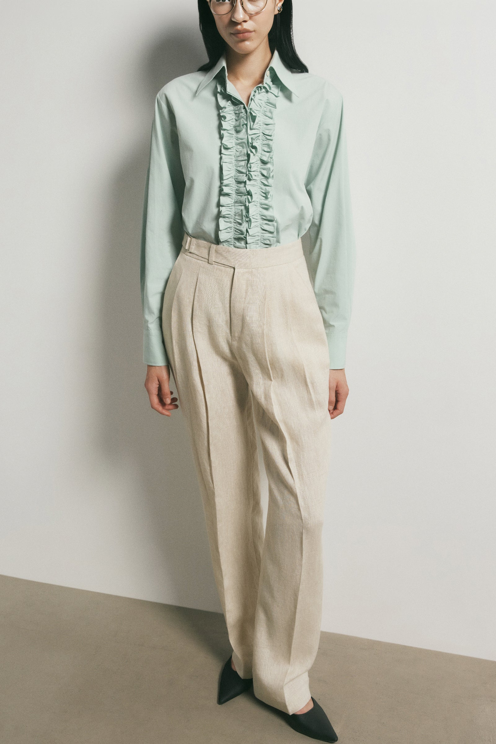 Mist Ruffle Shirt