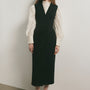 Naia V-Neck Midi Dress