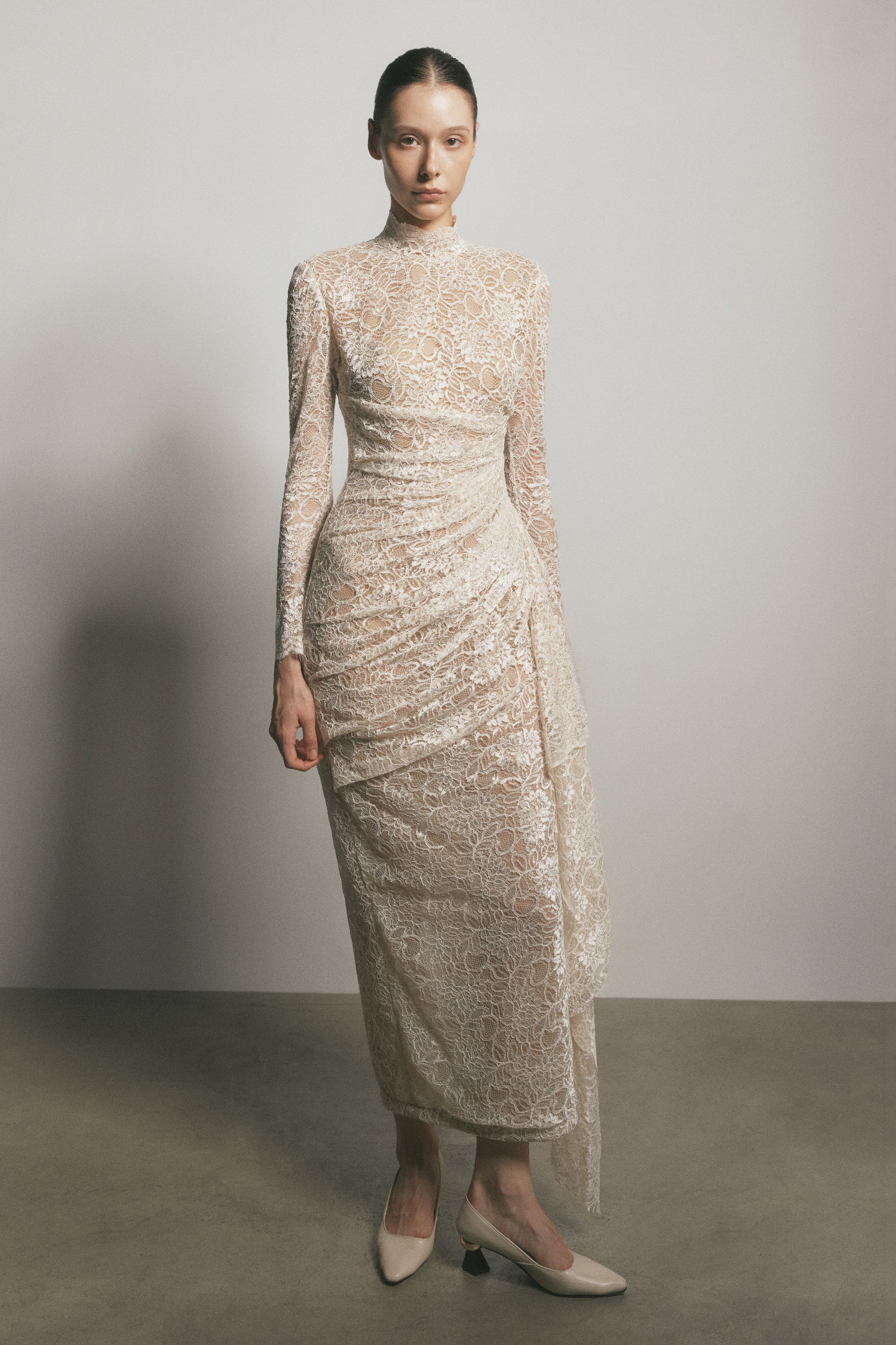 Willow Draped Midi Dress