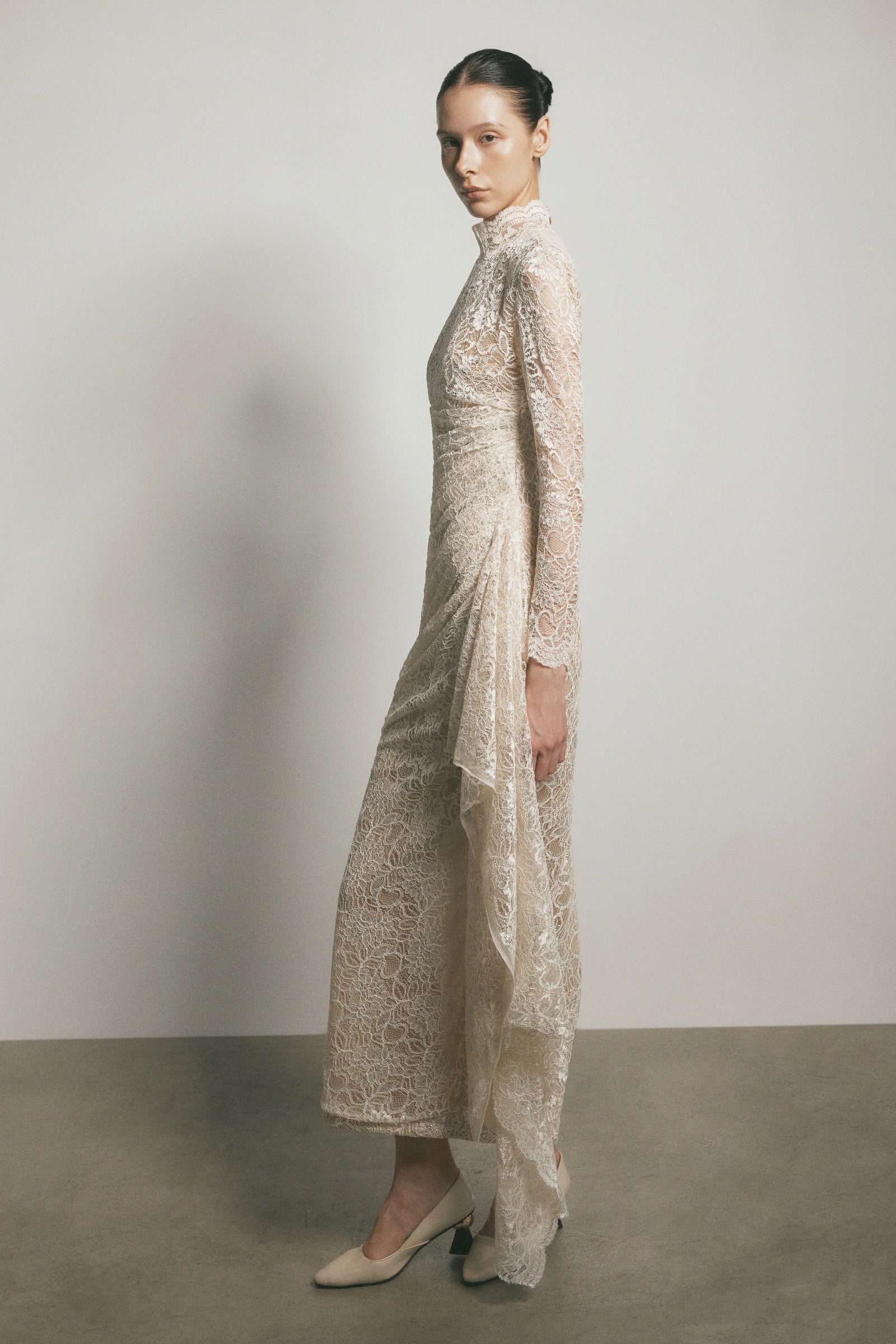 Willow Draped Midi Dress