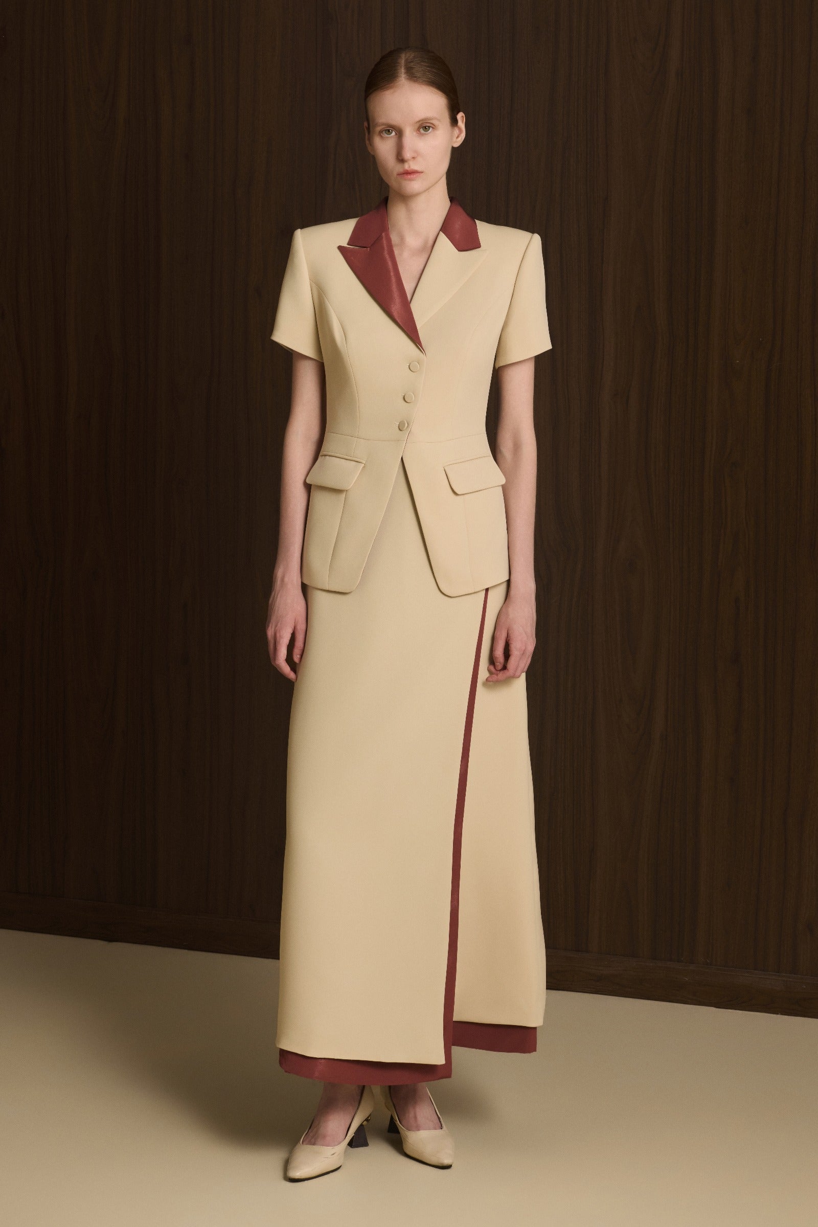Morel Wrap Skirt