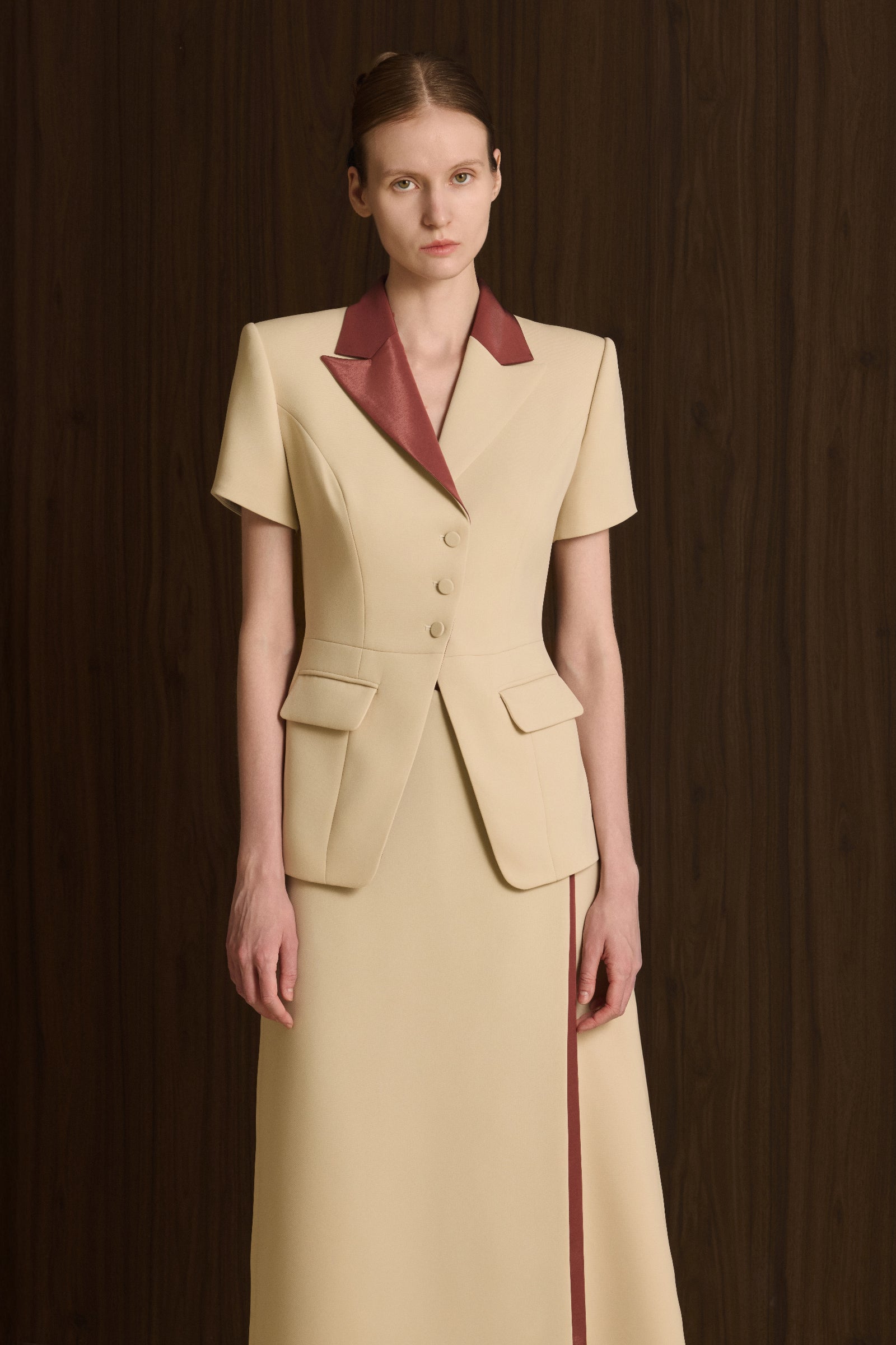 Morel Wrap Skirt