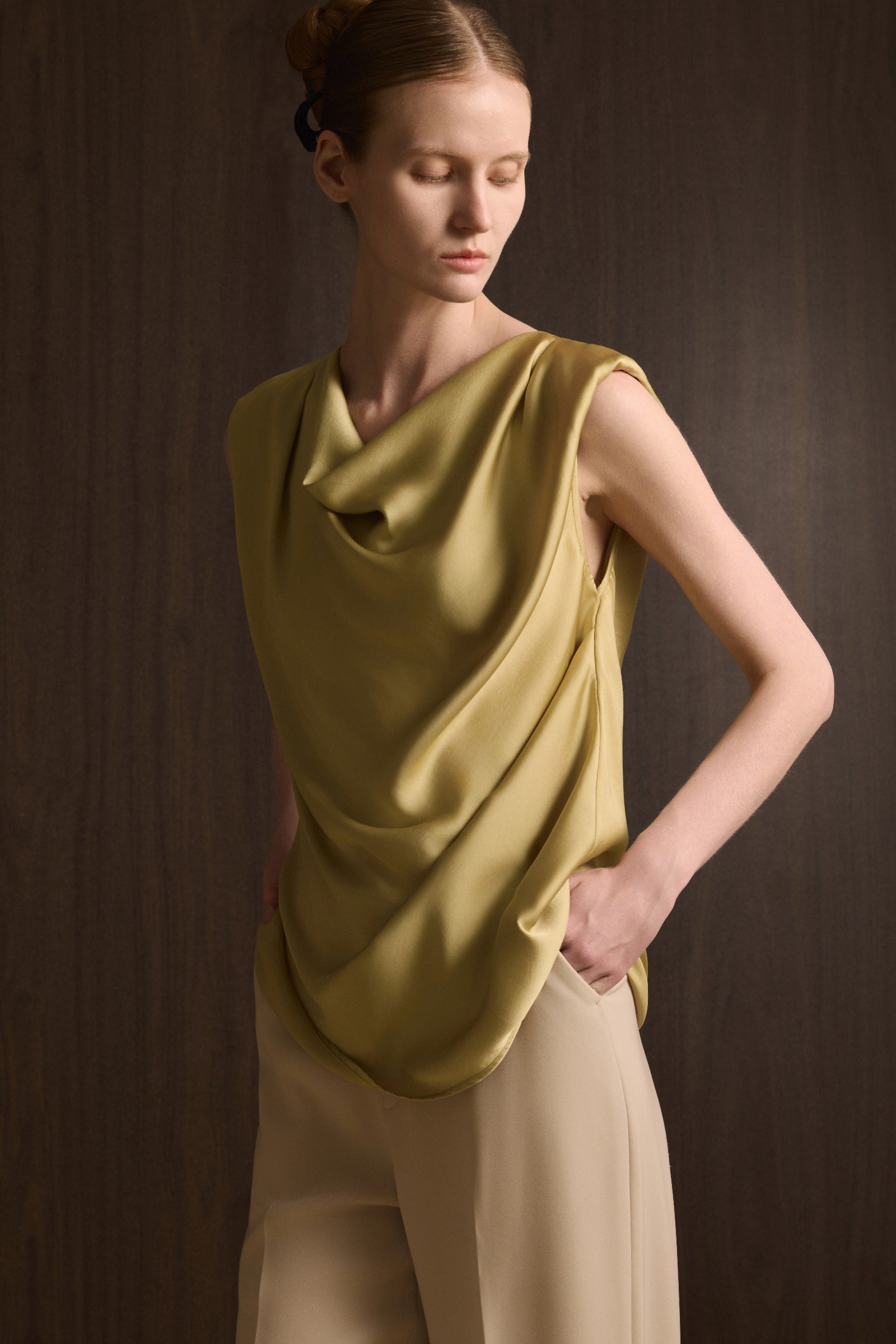 Olien Draped Top