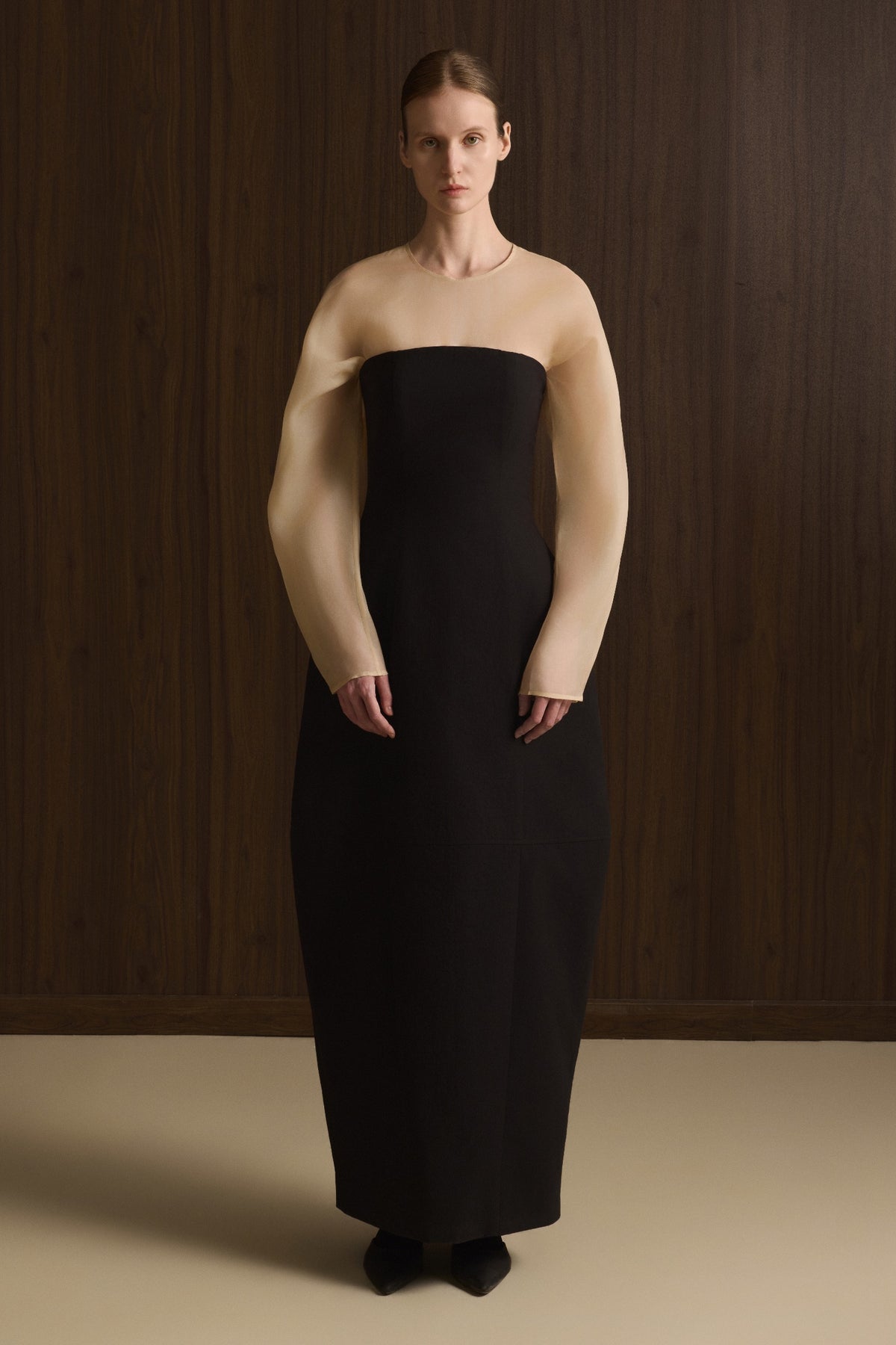 Noirer Cocoon Maxi Dress