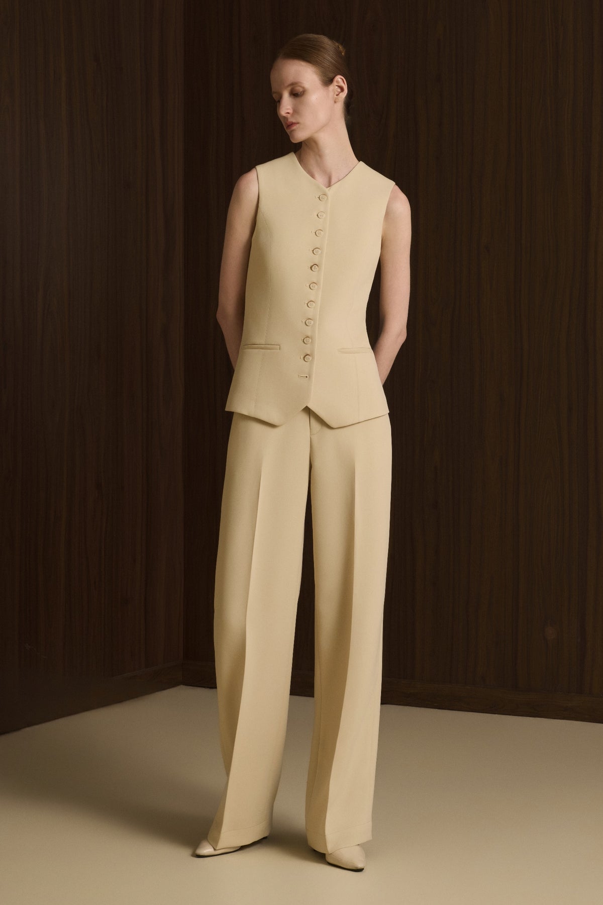 Étoffe Straight Vest