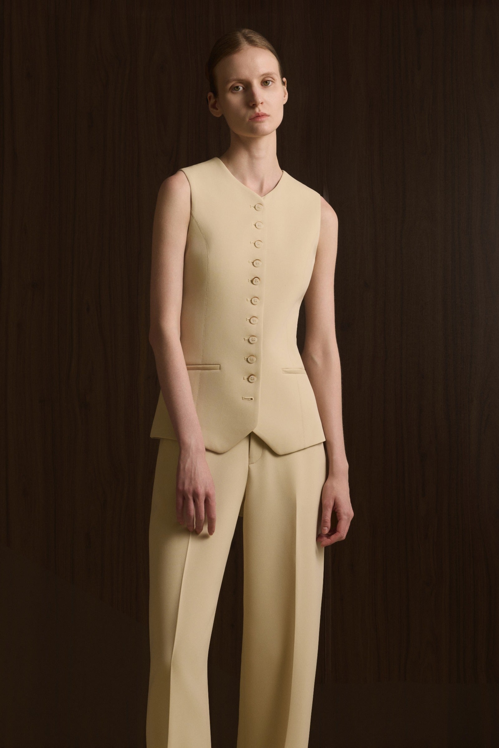 Étoffe Straight Vest