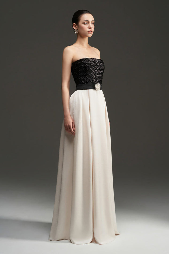 Tatum A-line Crochet Maxi Dress - MEAN BLVD