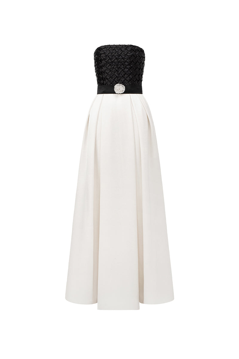 Tatum A-line Crochet Maxi Dress - MEAN BLVD