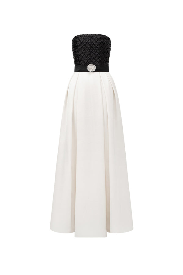 Tatum A-line Crochet Maxi Dress - MEAN BLVD