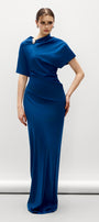 Thalassa Asymmetric Neck Maxi Dress - MEAN BLVD