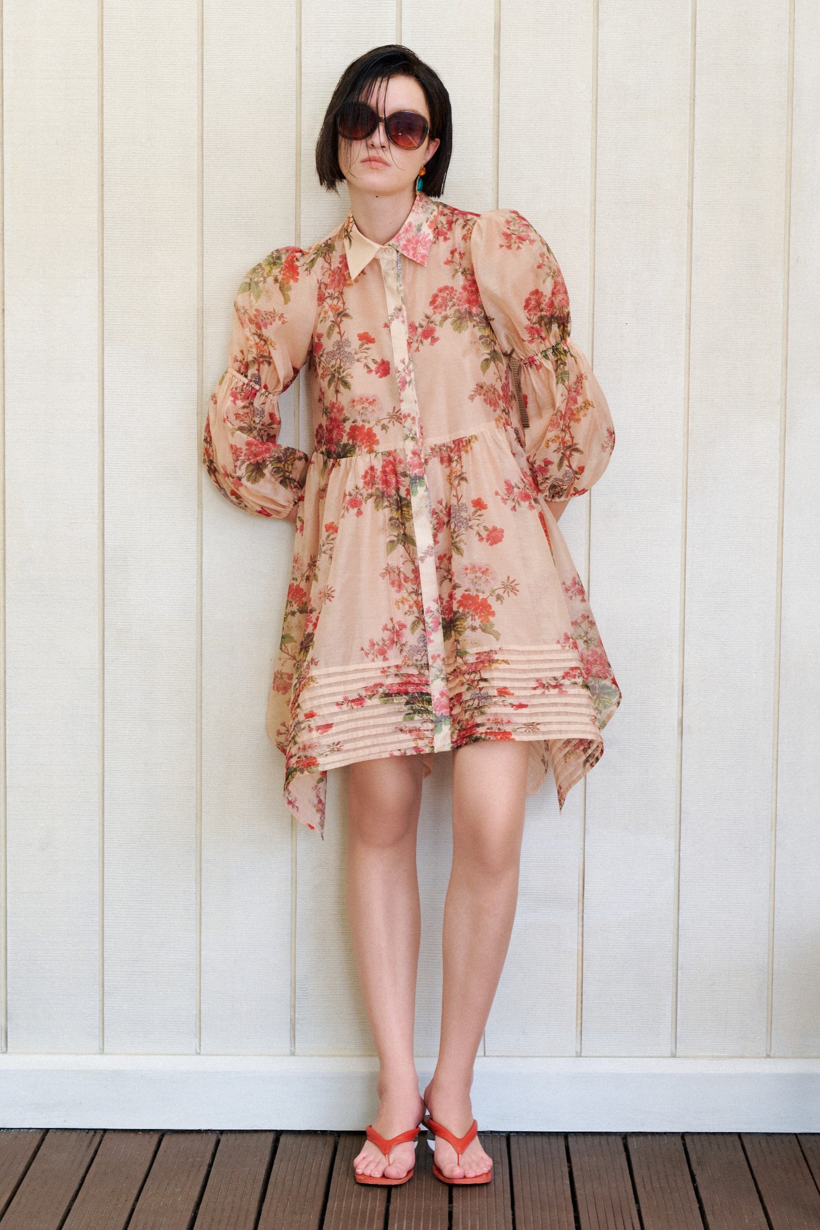 Thalassa Pin Tuck Mini Dress - MEAN BLVD