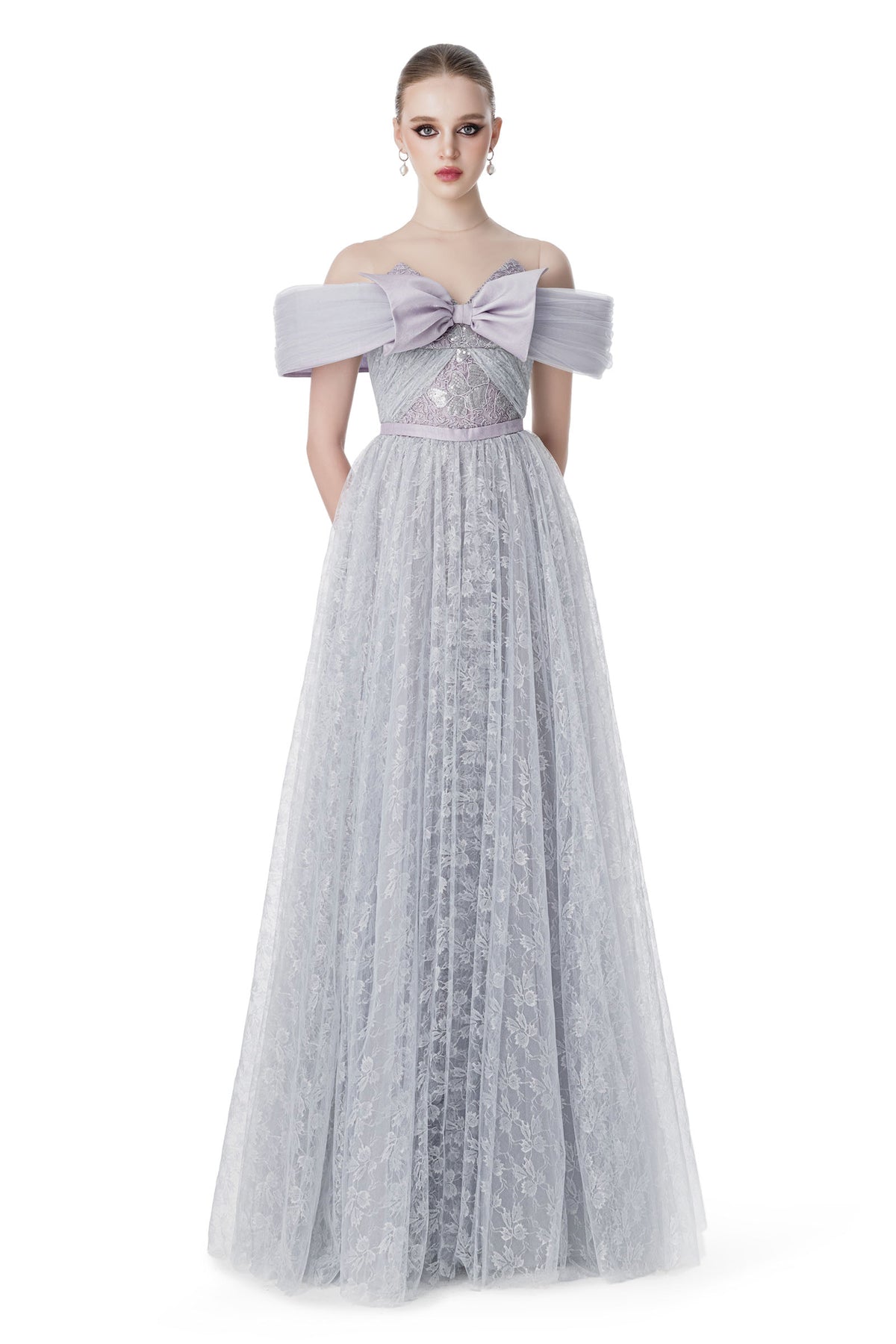 Thalia Off-Shoulder Maxi Dress - MEAN BLVD