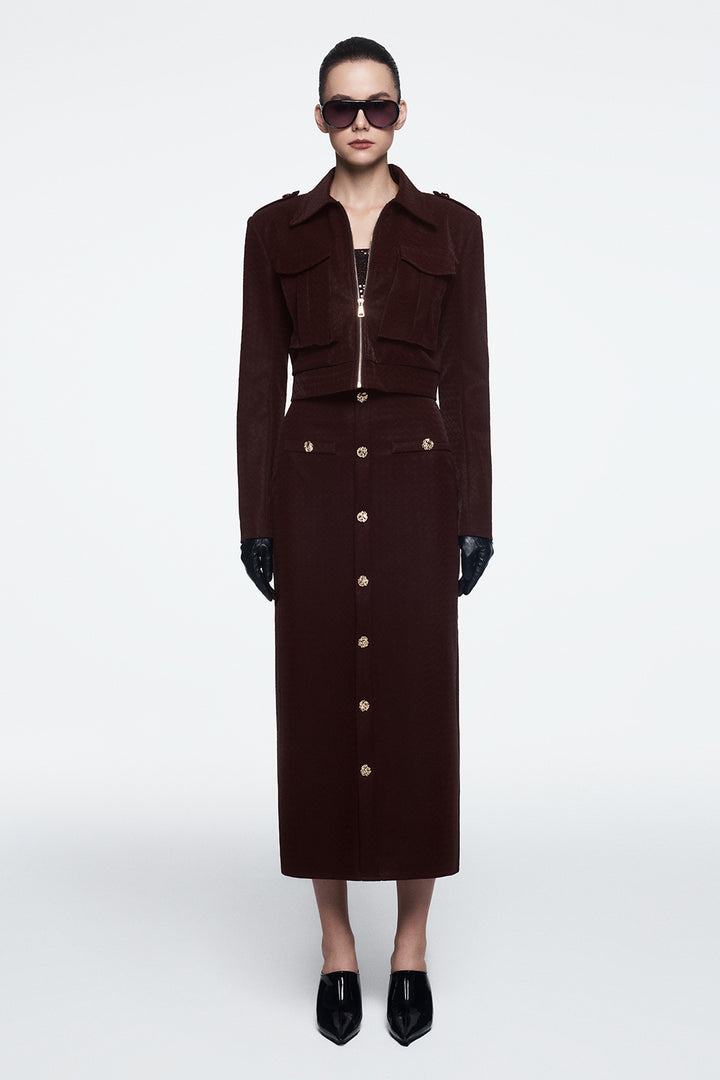 Thalior Collared Leather Jacket - MEAN BLVD