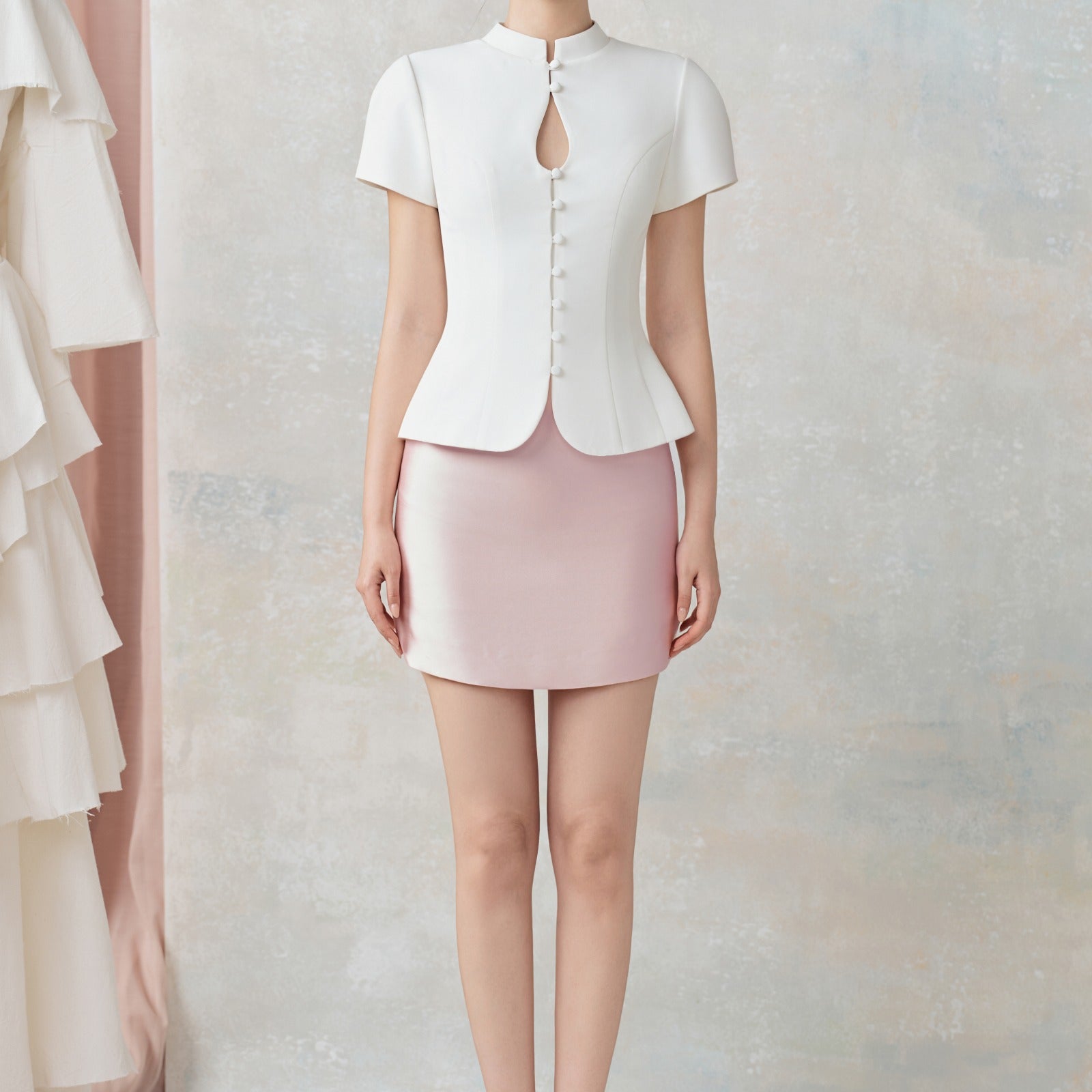 Thane Peplum Top - MEAN BLVD