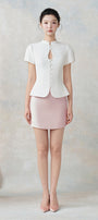 Thane Peplum Top - MEAN BLVD