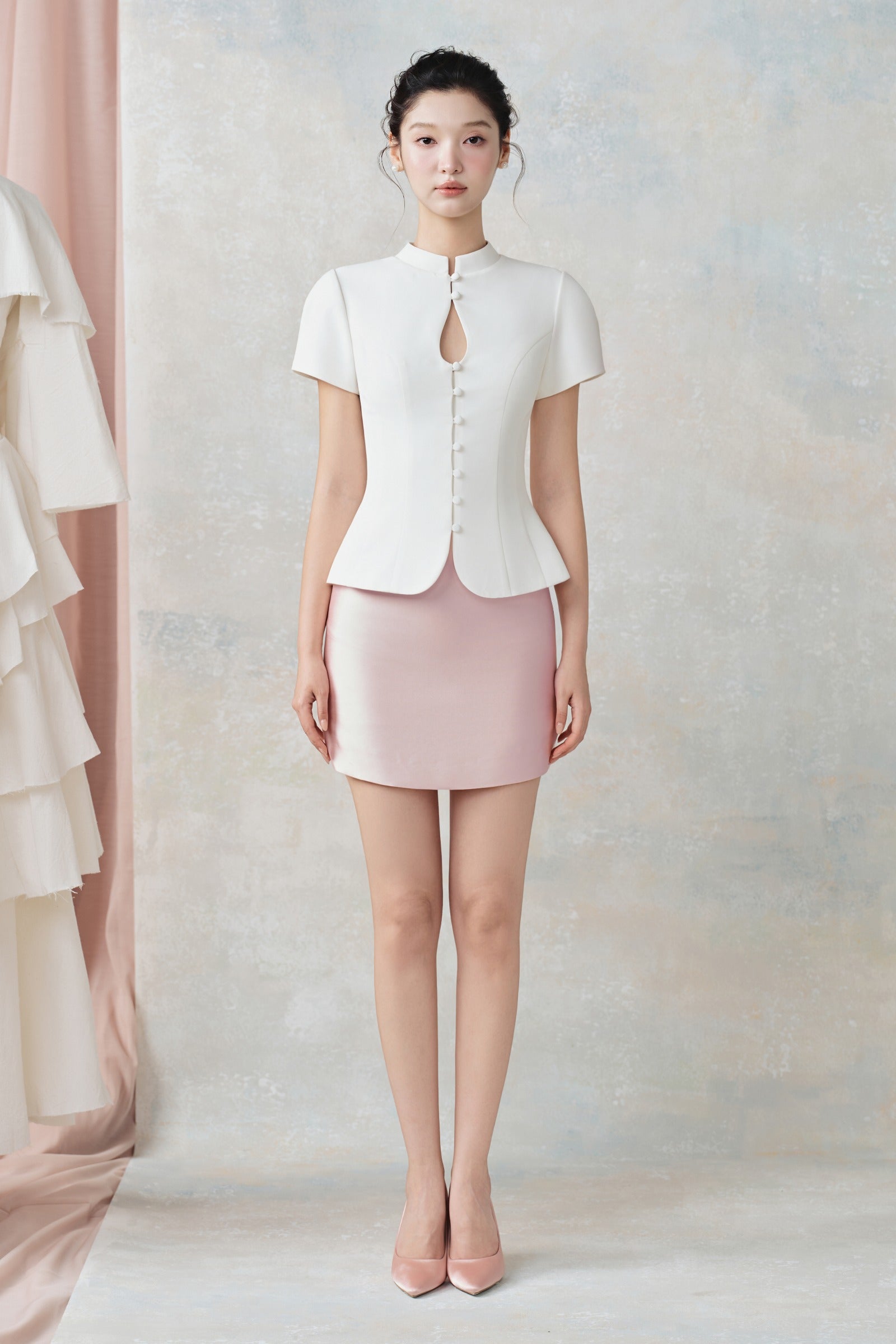 Thane Peplum Top - MEAN BLVD