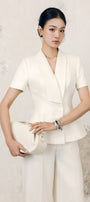 Thanh Diem V-Neck Blazer - MEAN BLVD