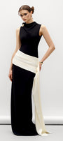 Themis Draped Maxi Dress - MEAN BLVD