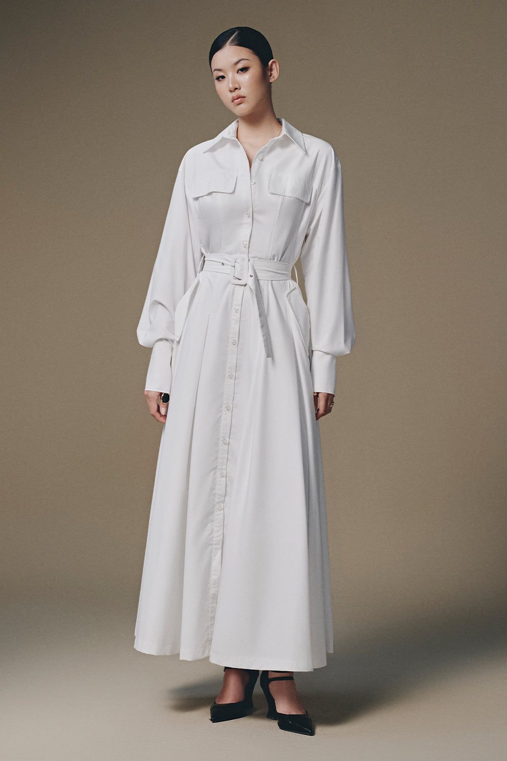 Thera Bishop Sleeve Maxi Dress - MEAN BLVD