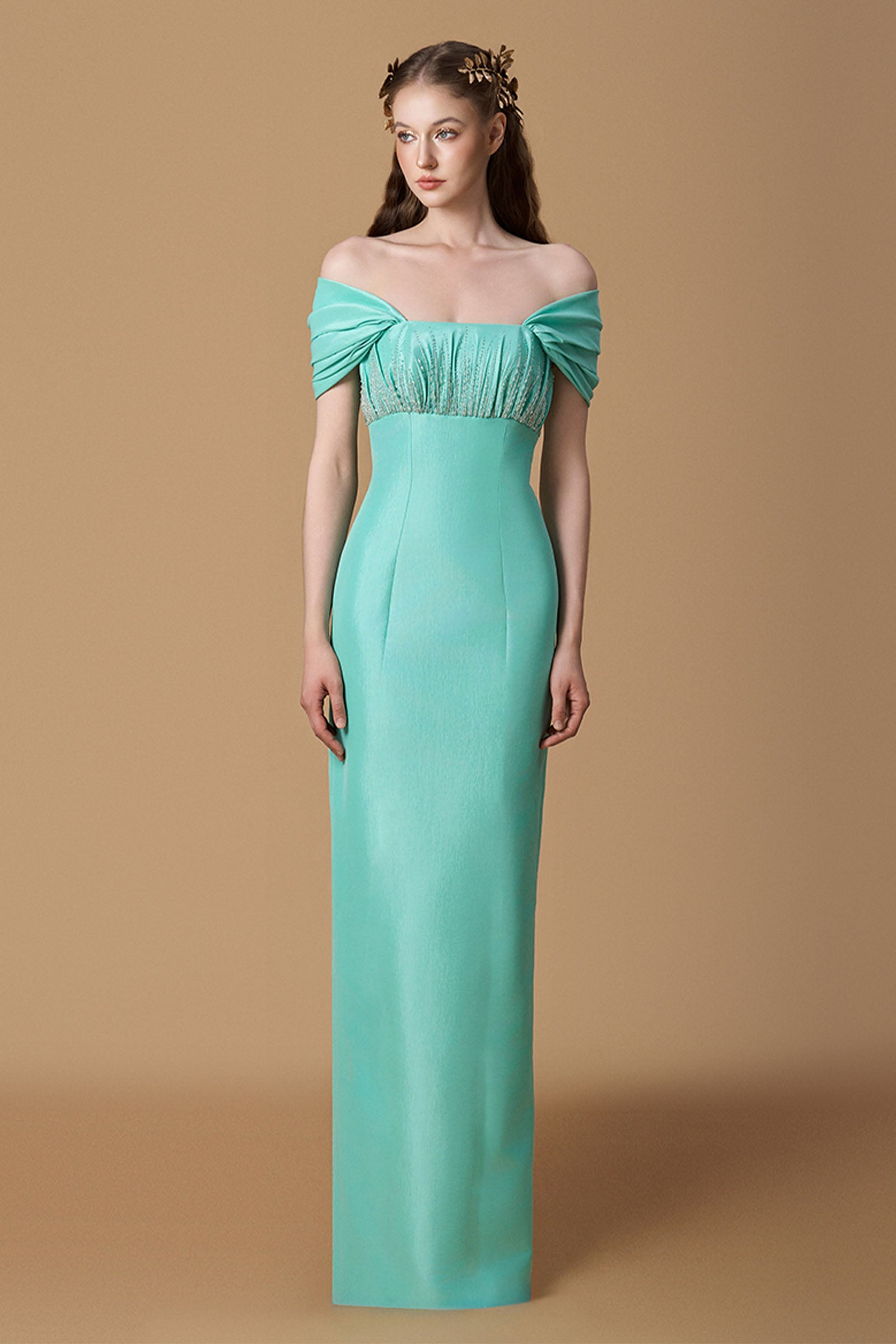 Thera Draped Maxi Dress - MEAN BLVD