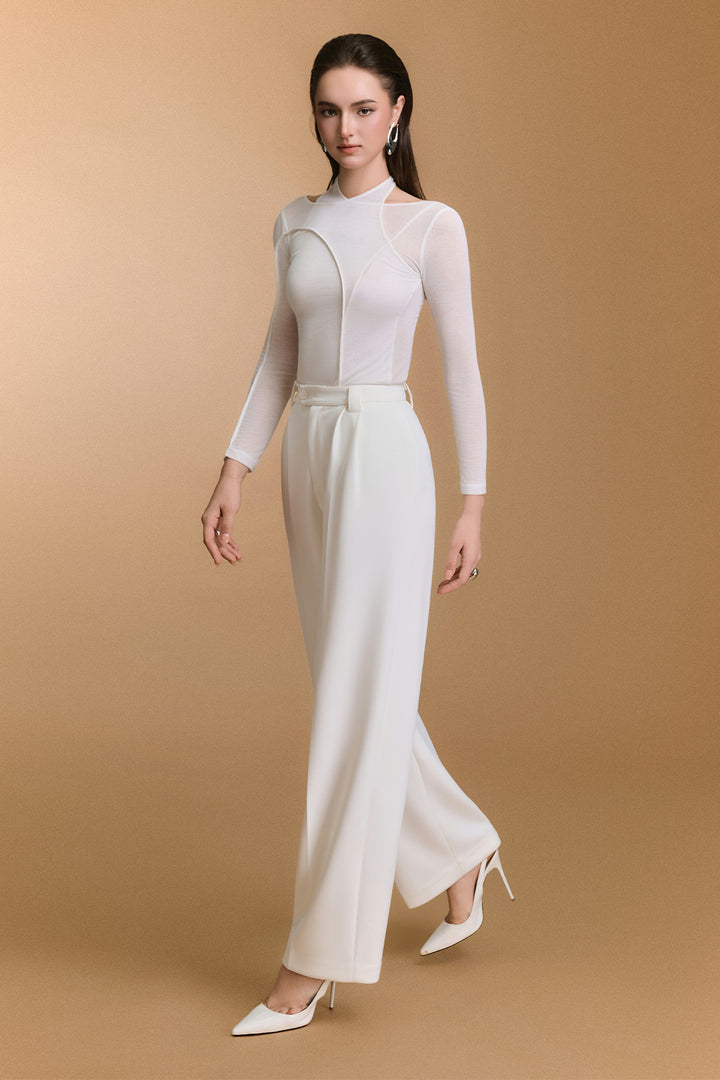 Thorn Straight Pleated Pants - MEAN BLVD