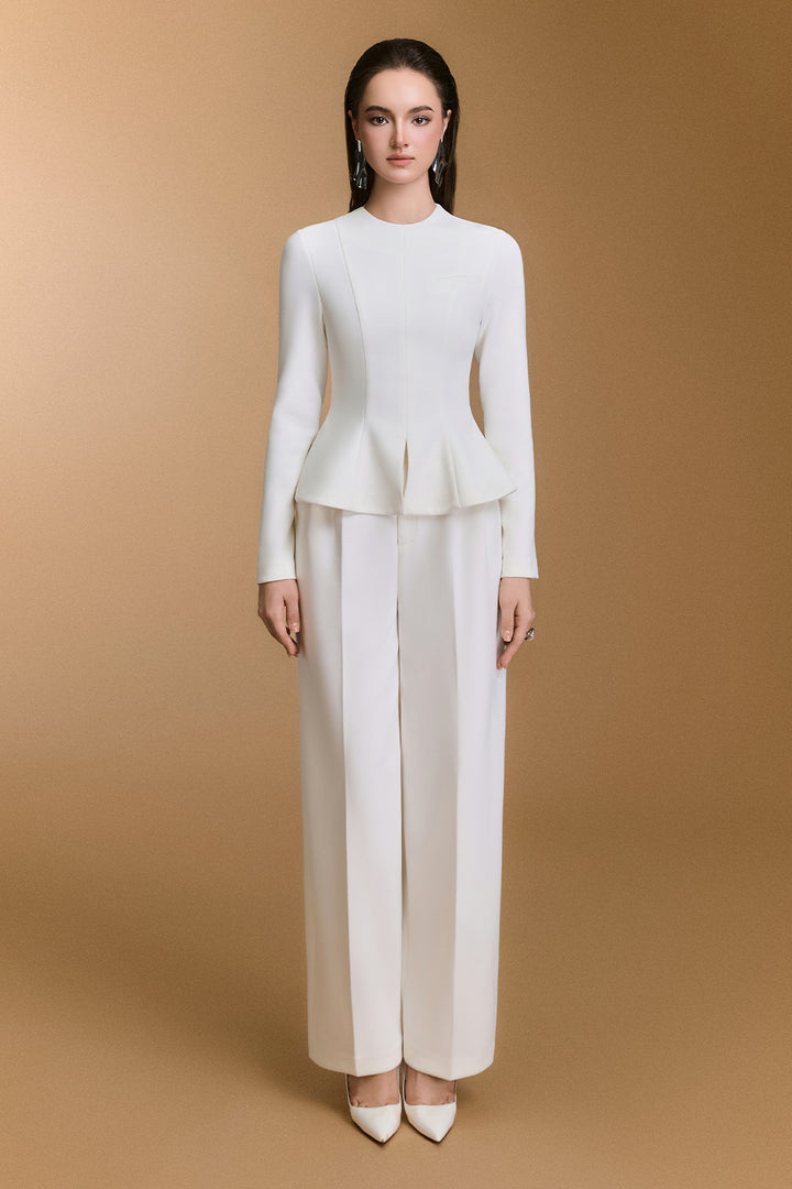 Thorn Straight Pleated Pants - MEAN BLVD