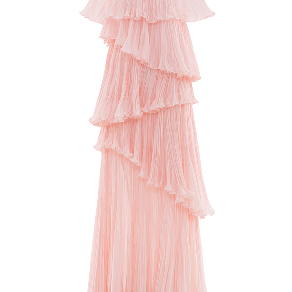 Tiered Ruffle Maxi Dress - MEAN BLVD