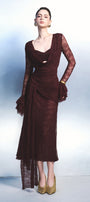 Tina Draped Midi Dress - MEAN BLVD