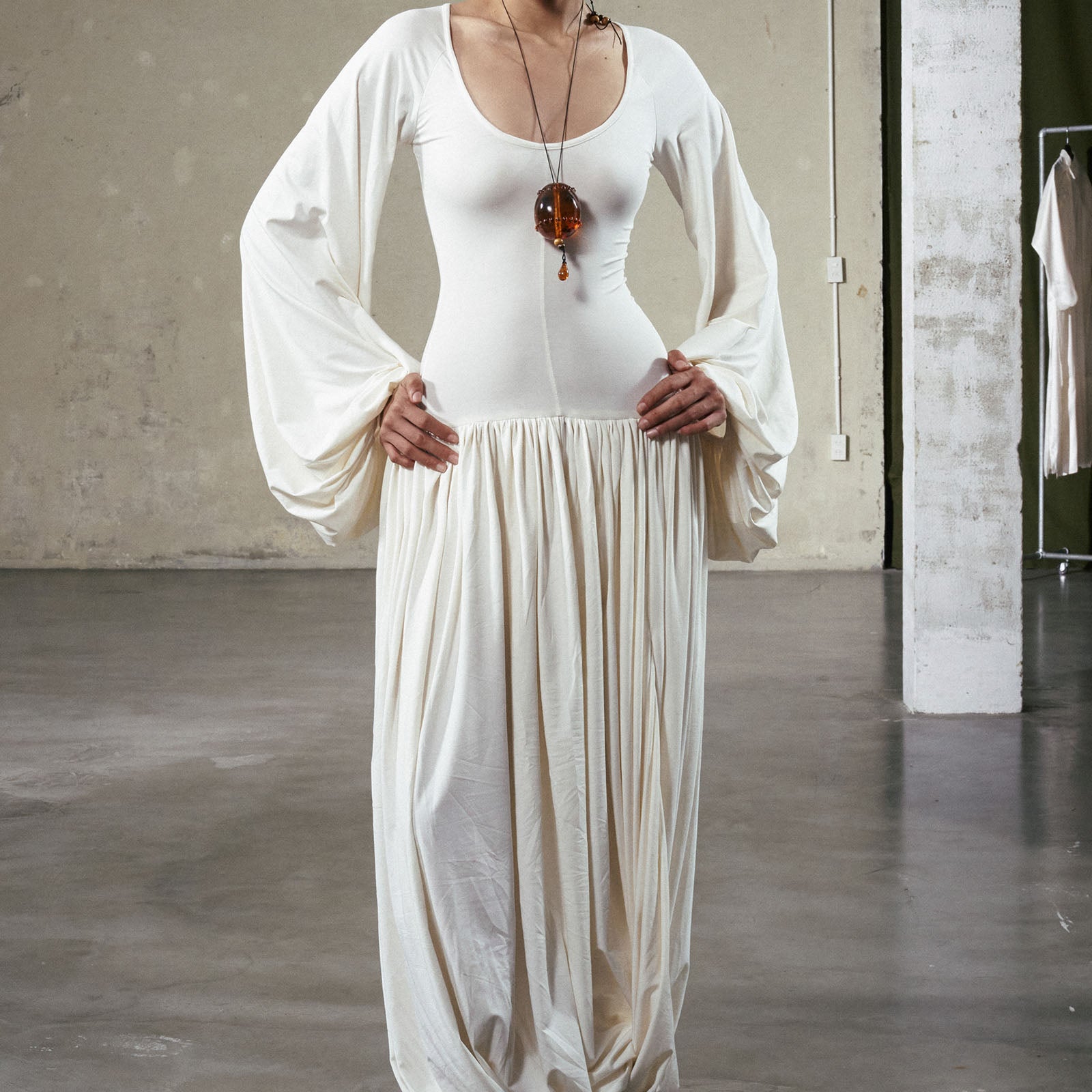 Tinh Duyen Bishop Sleeve Maxi Dress - MEAN BLVD