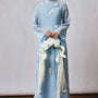 Tinh Lam Wide Sleeve Applique Ao Dai - MEAN BLVD