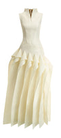 Tinh Van Draped Maxi Dress - MEAN BLVD