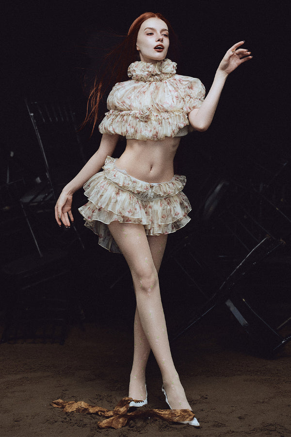 Titania Babydoll Ruffle Set - MEAN BLVD