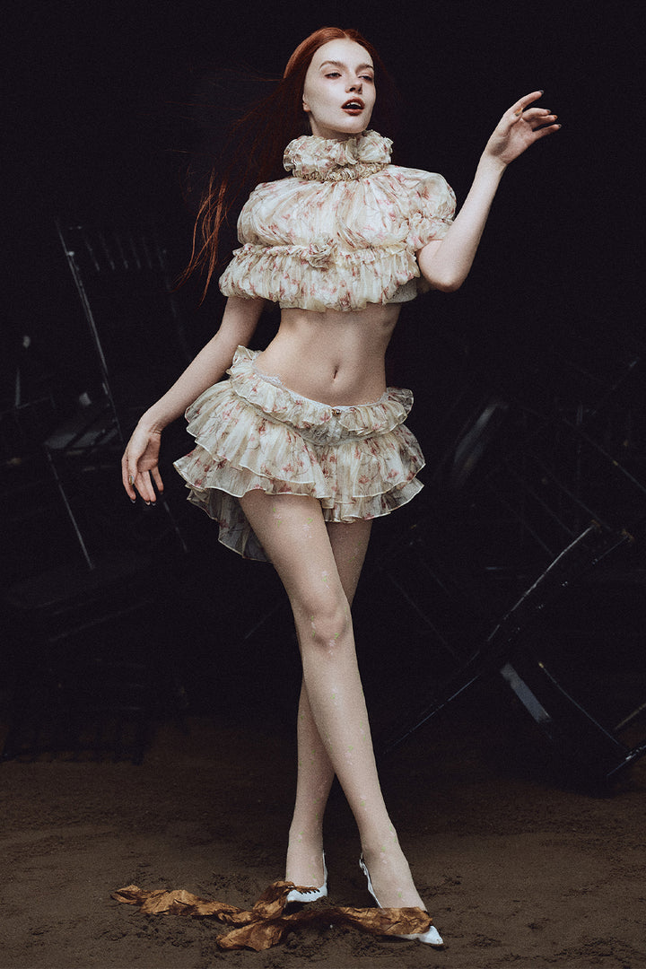 Titania Babydoll Ruffle Set - MEAN BLVD