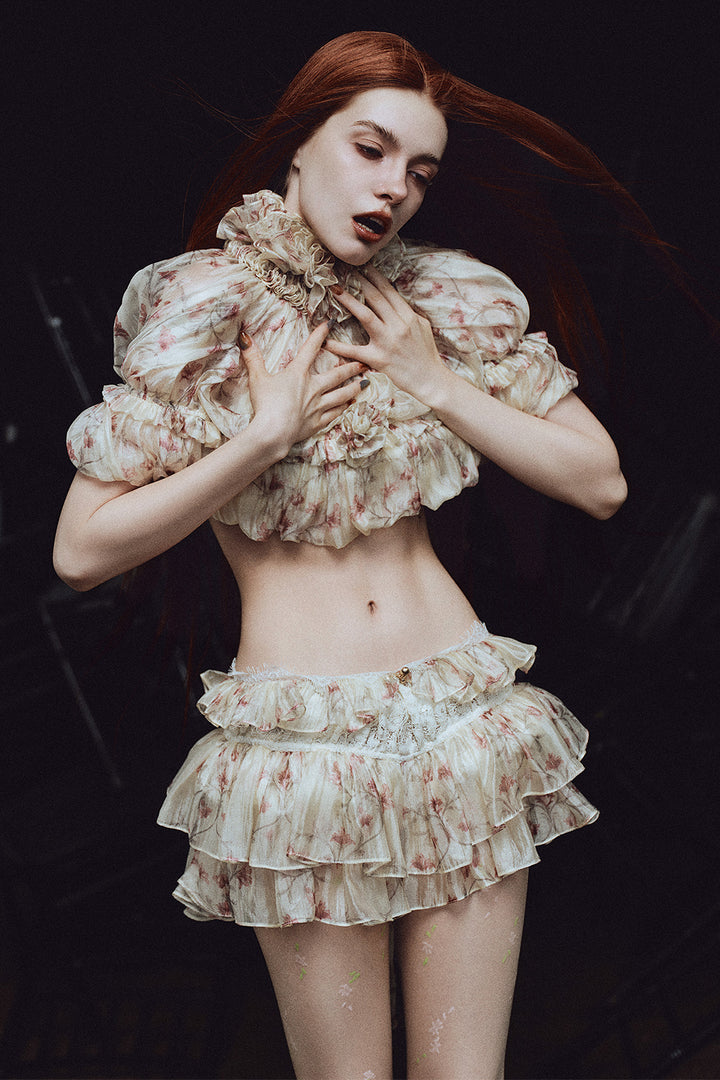 Titania Babydoll Ruffle Set - MEAN BLVD